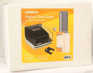 uPUNCH Digital Time Clock And Date Stamp Bundle - Picture 1 of 1