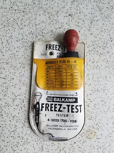 Rare Vintage Freez-Check Test Anti-Freeze Hot or Cold Napa Balkamp Freeze-Check - Picture 1 of 4