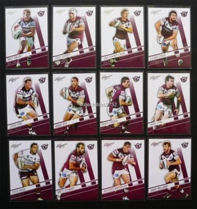 2012 NRL MANLY SEA EAGLES SELECT DYNASTY TRADING CARDS FULL SET 12 Cards - Picture 1 of 1