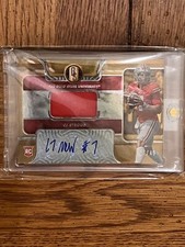 2023 CJ STROUD Chronicles Gold Standard Draft Picks 26/49 RPA RC Auto OHIO STATE