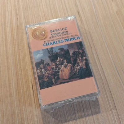 Charles Munch Berlioz Overtures Queen Mab Scherzo Cassette BRAND NEW & SEALED - Image 1 of 3
