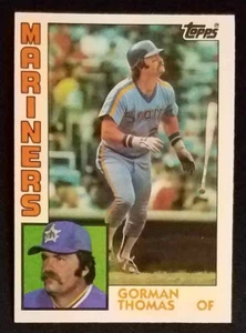1984 Topps Traded #119T Gorman Thomas Seattle Mariners NM-MINT - Picture 1 of 2