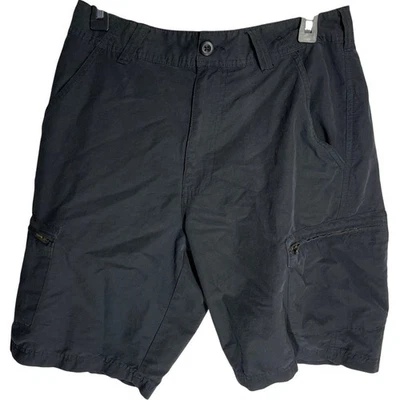 Great Northwest Shorts Mens 30 Black Cotton Nylon High Rise Outdoors Gorpcore - Image 1 of 4