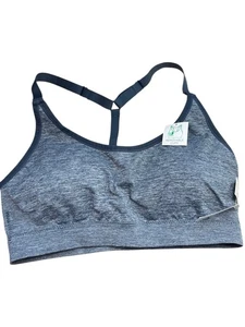 dip Sports Bra XL Activewear Top Yoga Workout Comfort Blue/gray BoxDW - Picture 1 of 5
