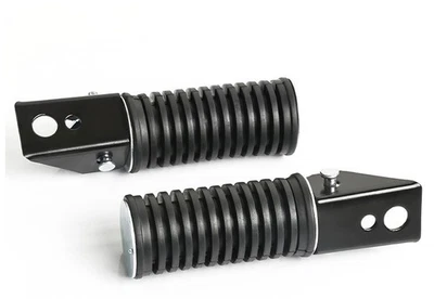 Black Aluminum Rear Foot Pedals for Motorcycle with Anti Slip for GN125 GS125 - Image 1 of 4