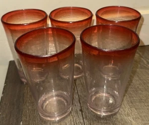 Set 5 bicchieri riutilizzabili in plastica acrilica - Foto 1 di 4
