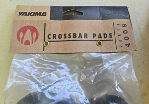 NEW 18" Yakima Roof Rack Round Cross Bar Pads Bumpers Surfboards Kayaks #4008 - Picture 1 of 4