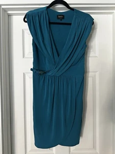 Laundry By Shelli Segal Dress Turquoise Aqua Knee Length Sleeveless Size 2 - Bild 1 von 6
