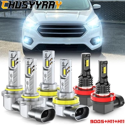 For Ford Escape Sport Utility 4-Dr 2018-2020 LED Headlight Hi/Lo Beam Fog Light - Image 1 of 4