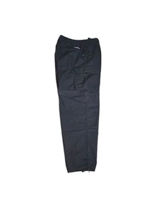 Zara Men's Black Drawstring Waist Cargo Convertible Parachute Pants Shorts Sz XL - Picture 1 of 12