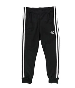 Adidas Boys Superstar Athletic Sweatpants, Black, Big Kids (8-20), M - Picture 1 of 2