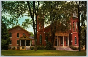 Postkarte Sandersville Georgia GA Methodistenkirche 60er Jahre Chromansicht - Bild 1 von 2
