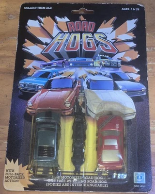 Hasbro 1987 nuevo en caja sellado Boss Mustang Boss Road Hogs diecast coche de colección 1/64 raro Foto 1 de 4