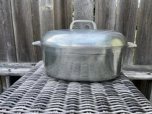 Vintage Wagner Ware Sydney -0- Magnalit Bräter Dutch Oven Deckel Untersetzer 4265-P - Bild 1 von 24
