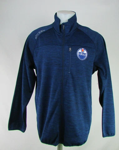 Edmonton Oilers NHL G-III Men's Blue Track Jacket Cover