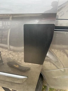 Ford Transit Custom External NS Side Door Repair Plate Shield Black Or Silver - Picture 1 of 12