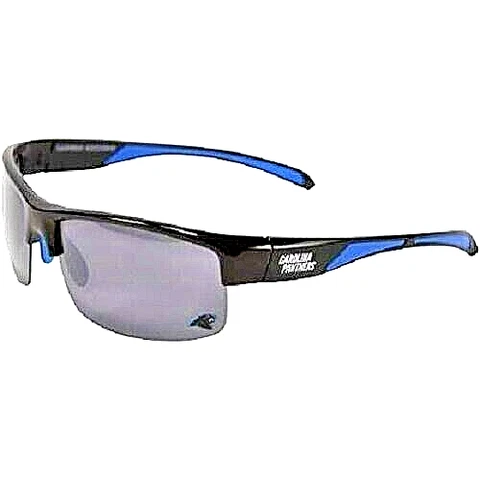 CAROLINA PANTHERS SPORTS BLADE SUNGLASSES UNISEX POLARIZED AND W/FREE POUCH/BAG Cover
