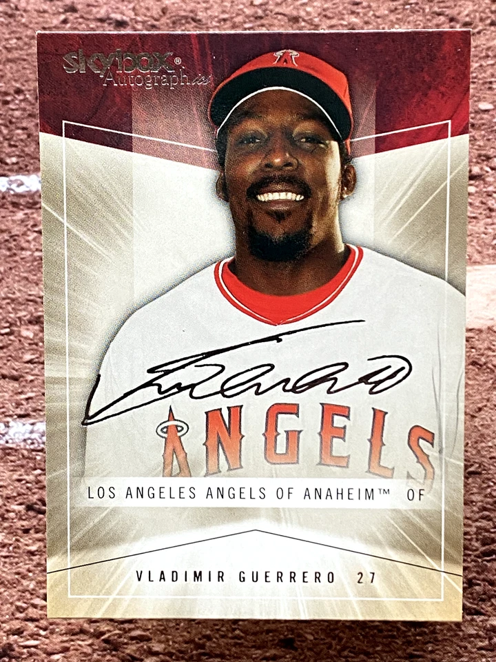 2005 Skybox Autographics Vladimir Guerrero #1 - Image 1 of 2