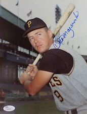 Bill Mazeroski Pittsburgh Pirates 10x All Star HOF Autograph 8x10 Photo JSA 17F