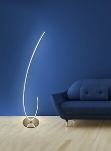 Design Stehlampe Steh-Leuchte LED Standlampe Bogenleuchte Wohnzimmer Leselampe