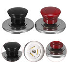 Transform Your Tea Kettle Lid with Silicone Knobs - 6pcs Set (Black+Red)