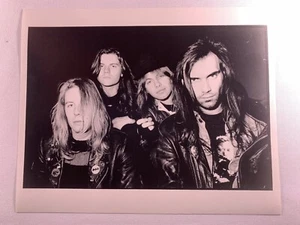 Iron Maiden Wolfsbane Blaze Photo Vintage Promo Black and White 1990 #2 - Picture 1 of 12