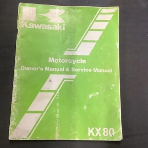 Original Kawasaki KX80 Owners Manual - Picture 1 of 8