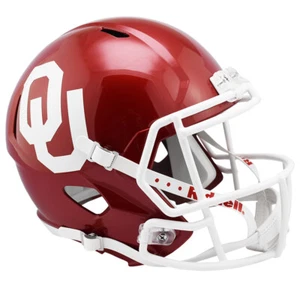 Oklahoma Sooners Riddell Speed Full Size Replica Football Helmet - Picture 1 of 4
