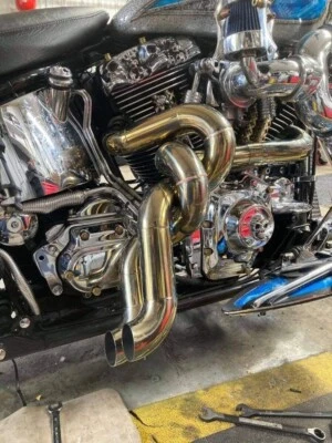 Custom Exhaust Pipe Fits Harley Davidson Road Glide Road King 1990-2017 - Image 1 of 3
