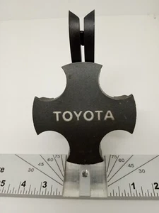 1980-1992 Toyota Corolla SR5 Wheel Rim (1) Center Cap Black W/White OEM Vintage - Picture 1 of 12