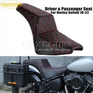 Step-up Seat LS For Harley Slim FLSL Street Bob FXBB Softail FLHC/S FXBBS 18-up - Picture 1 of 10
