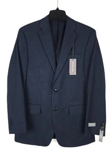 Michael Kors Men's Classic-Fit Stretch Sport Coat Blue Houndstooth 38R NWT - Picture 1 of 4