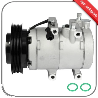 AC A/C Compressor And Clutch For Hyundai XG350 2003-2004 For Kia Amanti 3.5L - Image 1 of 4