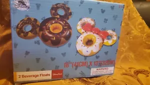 Disney Parks 2 Beverage Floats Mickey and Minnie NIB - Picture 1 of 10