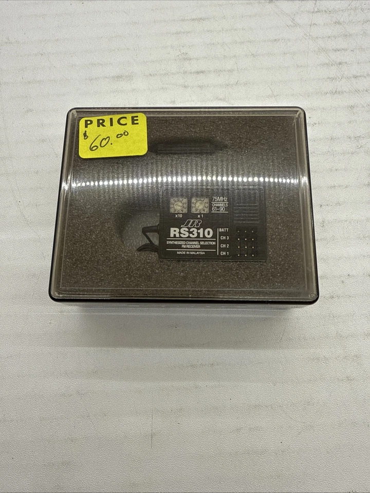 SEALED JR RS310 Receiver 3 Ch FM Synthesized 75MHz B1 - Image 1 of 1
