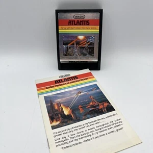 Atari 2600 - Atlantis - Carro de Juego y Manual - 1982 - Probado Funcionando - Imagen 1 de 9