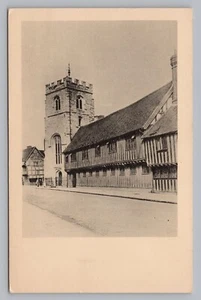 The Grammar School, Stratford-On-Avon, Folger Shakespeare Library Postcard P22 - Bild 1 von 2