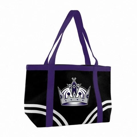 LOS ANGELES KINGS NHL Tailgate Canvas Tote Shoulder Beach Game Bag Purse NEW Cover