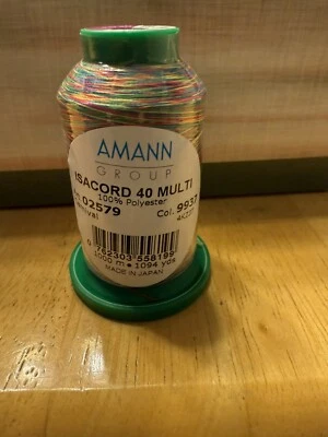 1000m Isacord Embroidery Thread any  Variegated - Carnival 9937 - Image 1 of 3