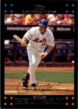 2007 Topps MLB Carlos Beltran . New York Mets #200