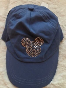 NWT Mickey Mouse Hat, Size X-Small, Blue with Rhinestones - Picture 1 of 4