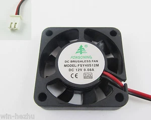 1pcs 4010S12M Brushless DC Cooling Fan 9 Blade DC 12V 40mm x 40mm x 10mm - Picture 1 of 2