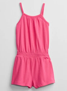 Baby Gap Toddler Girls Bold Pink Jumpsuit Tank Top Romper Size 3T 4T or 5T Years - Picture 1 of 2