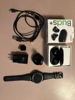 Samsung Gear S3 Frontier Watch And Samsung Buds+ Bundle - Image 1 of 4