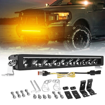 LED Scheinwerfer mit Standlicht und Straßenzulassung Fernscheinwerfer Lightbar - Bild 1 von 4