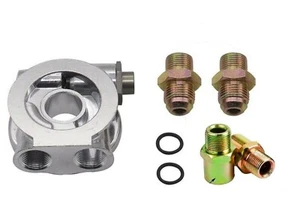 Ölkühler Thermostat Sandwichplatte Adapter 3/4-16UNF M20x1,5 (AN10 Armaturen) - Bild 1 von 8