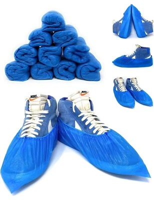 100 Pezzi Copriscarpe Monouso 3 grammi AQASKIN Calzari Copri scarpa Usa e Getta - Immagine 1 di 4