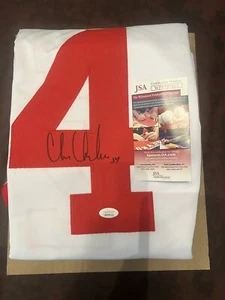 Chris Chelios Signed Autograph Red Wings Jersey JSA COA - Picture 1 of 1