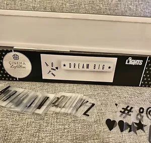 Light Up One Row Light Box, 85 Letters/numbers/symbols Party’s, Kids Rooms Etc - Picture 1 of 7
