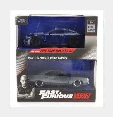 JADA 253202018-34255 FORD USA - SET 2X FAST & FURIOUS - MUSTANG GT COUPE 2016 -  - Immagine 1 di 2